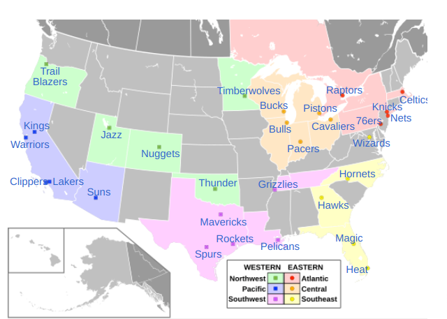 Nba divisions