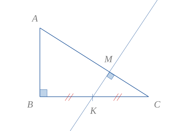 Deux triangles rectangles semblables